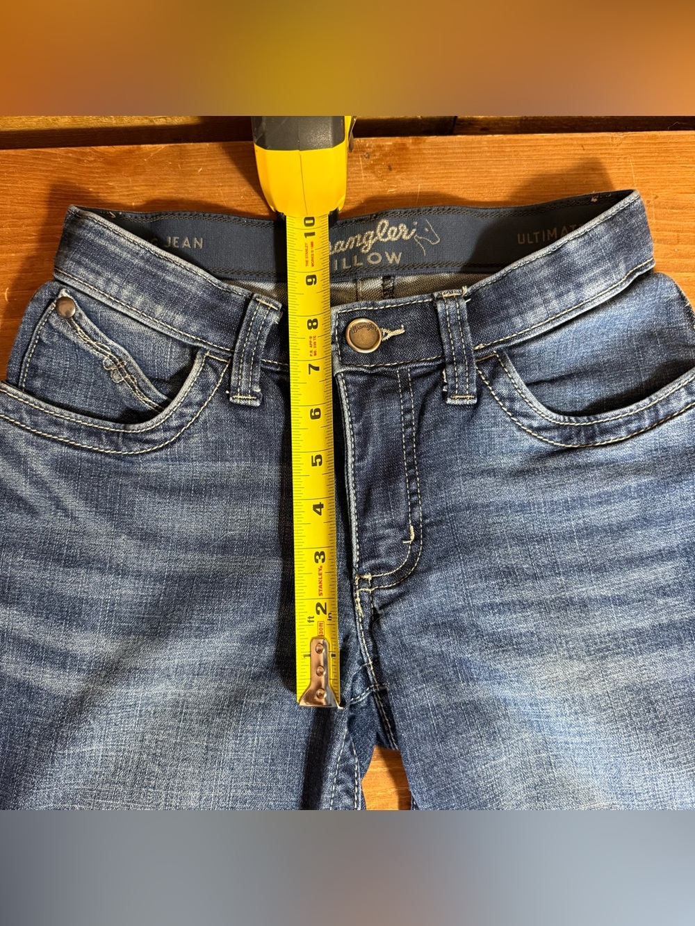 WRANGLER WOMEN'S ULTIMATE RIDING WILLOW LOVETTE BOOTCUT JEANS size 0 - Picture 4 of 5